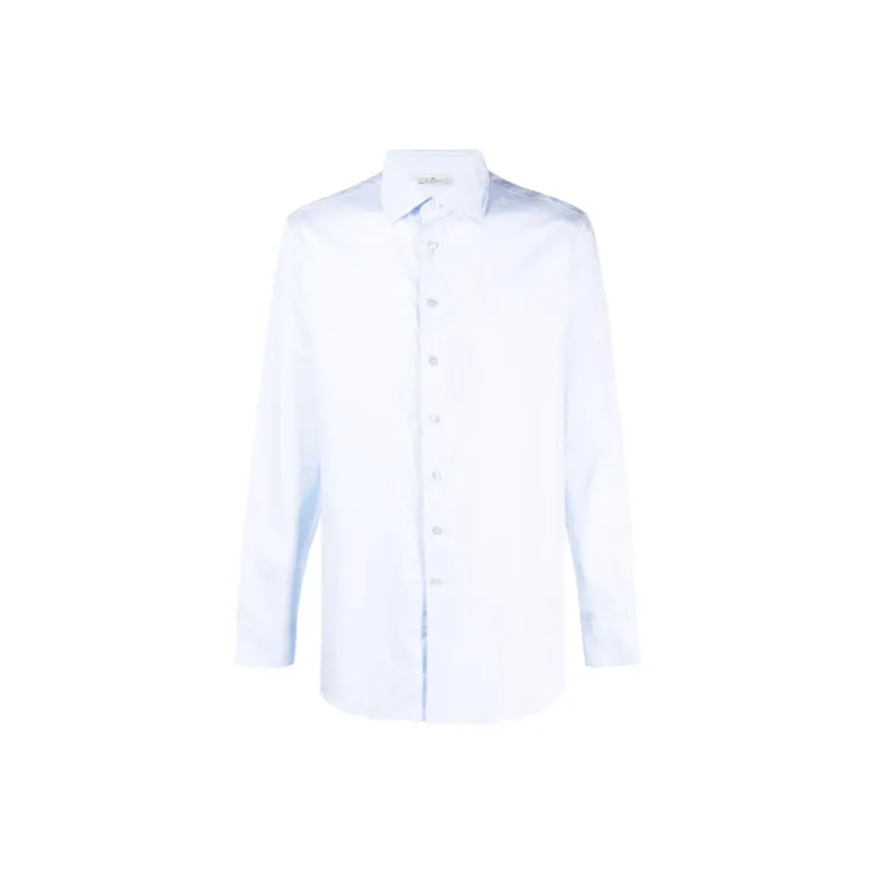 ETRO Allover Pattern-Jacquard Long-Sleeved Shirt-0