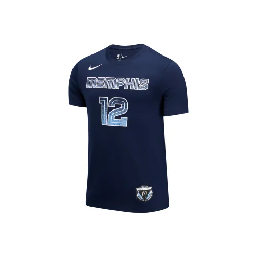 Nike x NBA Morant, Collection Memphis Grizzlies SS25 T Shirt Men's University Dark Blue/Ja Morant