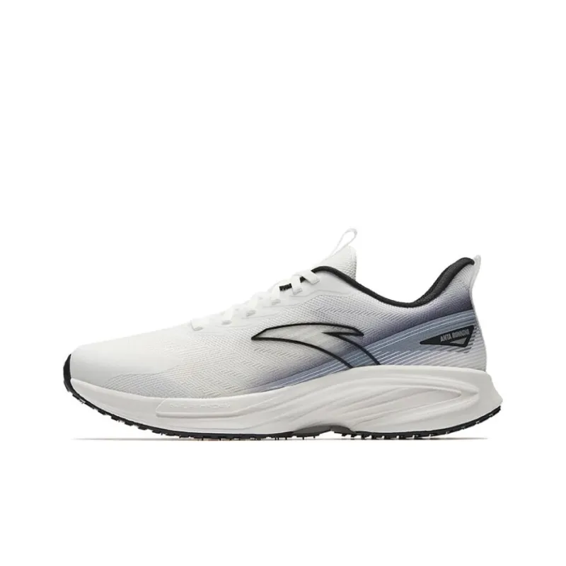 CHAOJIANTA Abrasion Resistant Shock Absorbers Low Top Casual Running Shoes Men's White Black-0