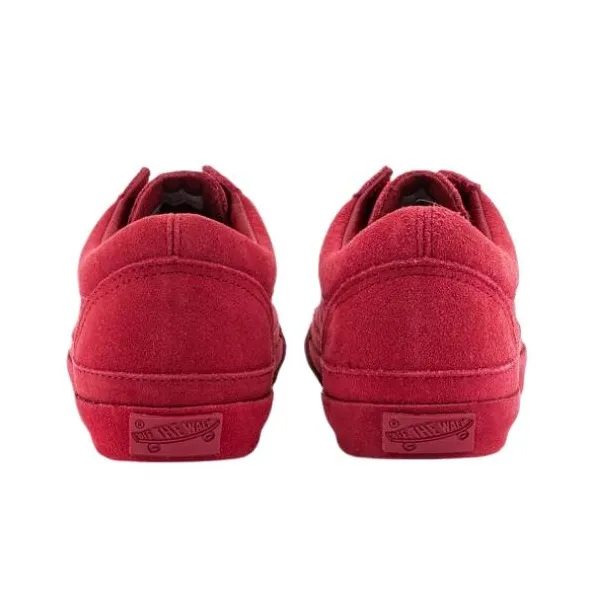 Vans LX OLD SKOOL Moisture Wicking Low Top Skateboard Shoes Unisex Dark Red-4