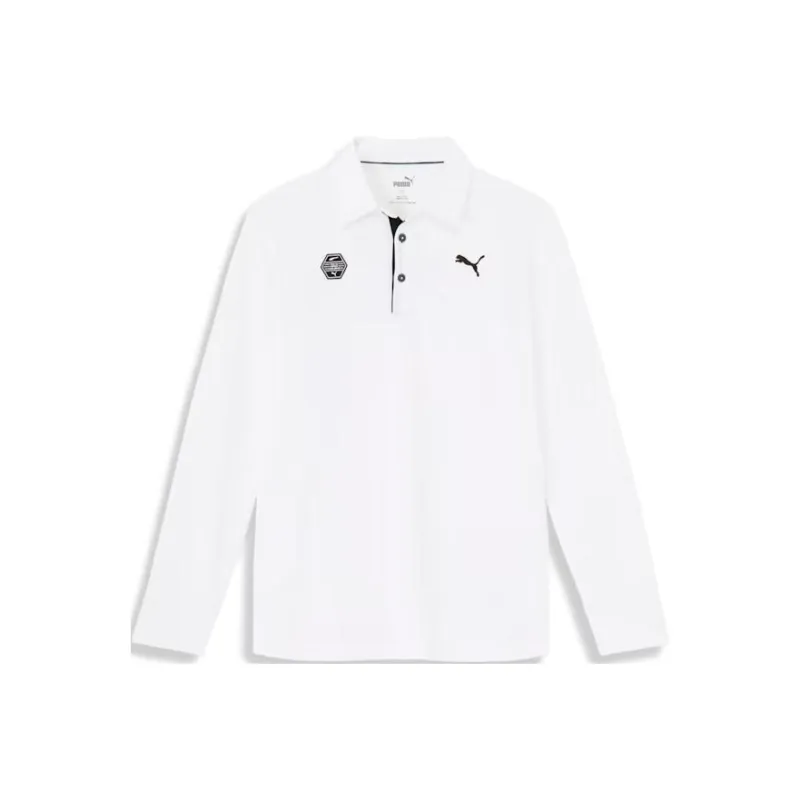 PUMA Golf Polo Shirts Men White-0