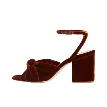 Loeffler Randall Fiamma One Strap Sandals 7.6cm Women's Red