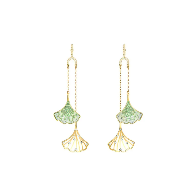 Swarovski STUNNING GINKO Earrings Women's-0