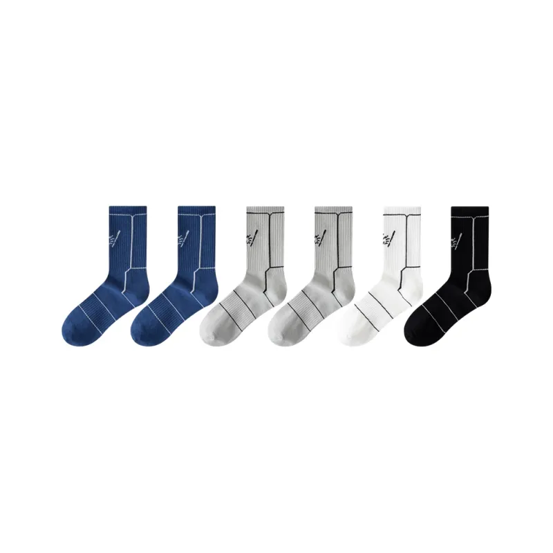 Cotton Gene Mid Calf Socks Men's Combo Set-40
