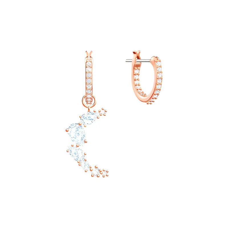 Swarovski Earrings Women's Rose Gold Tone Plated-1
