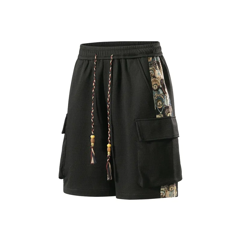 PAINT STAIN Casual Style Shorts Unisex-0