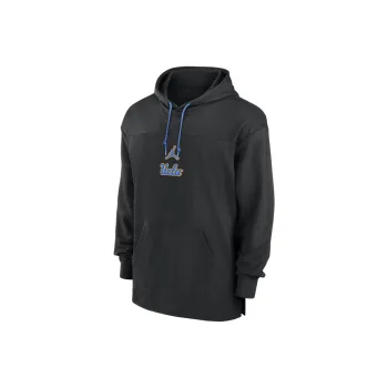 JORDAN Ucla Bruins Sideline Jersey Men's JORDAN Dri FIT College Pullover Hoodie