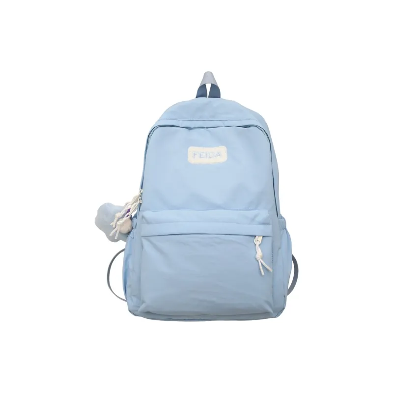 GOBLIN SHARKS 1759 Nylon Backpack Regular Unisex White/Black/Pink/Blue/Yellow-16