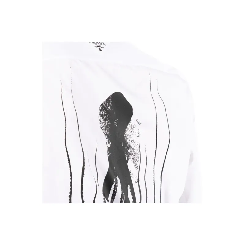 PRADA Shirts Men White-5