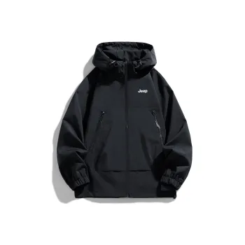 Jeep Jackets & Coats Unisex Pure Black
