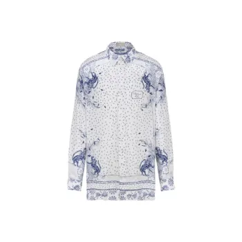 DIOR Shirts Men Blue