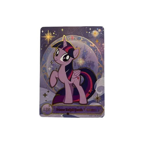 KAYOU My Little Pony, Volume 7 Of The Shining Star Bag, Twilight Sparkle Princess LSR Card IP/Anime Cards 1 Pc