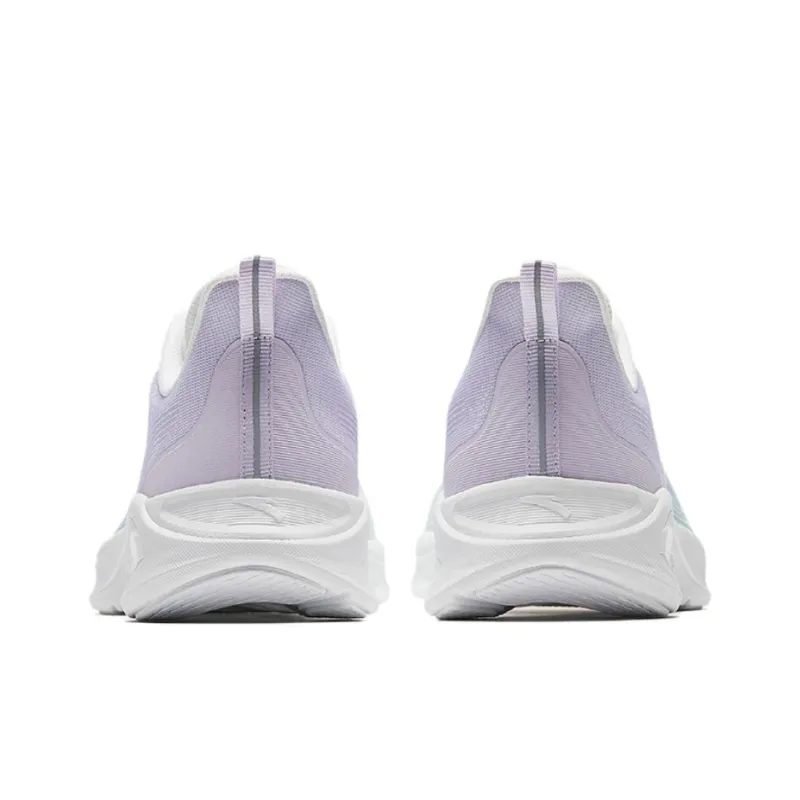 Anta Light Breeze Anti Slip Wear Resistant Low Top Casual Running Shoes Women's Purple White-3