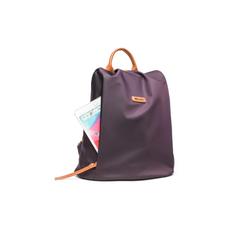 GELANNI Synthetic Leather With Cow Leather Backpack Regular Unisex Multicolor-13