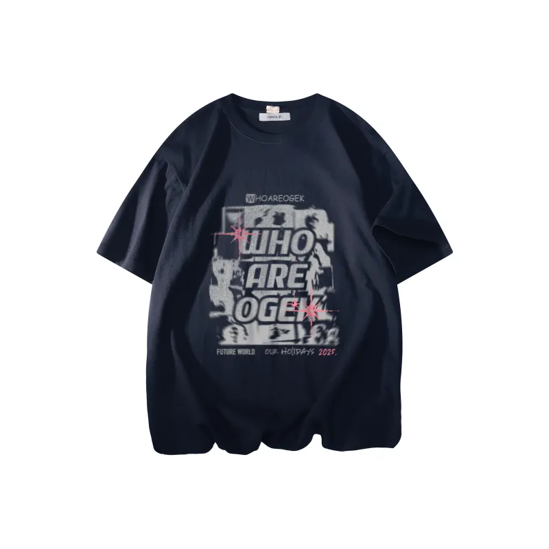 OGEK T Shirt Unisex White Comes With Random Print Top-16