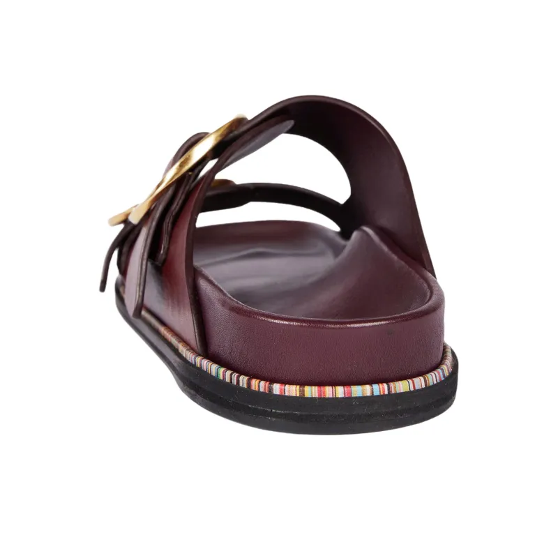 Paul Smith Slide Slippers Women's Dark Red-3