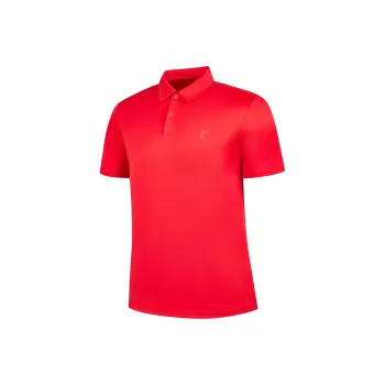 QIAODAN Polo Shirt Men's Tomato Red