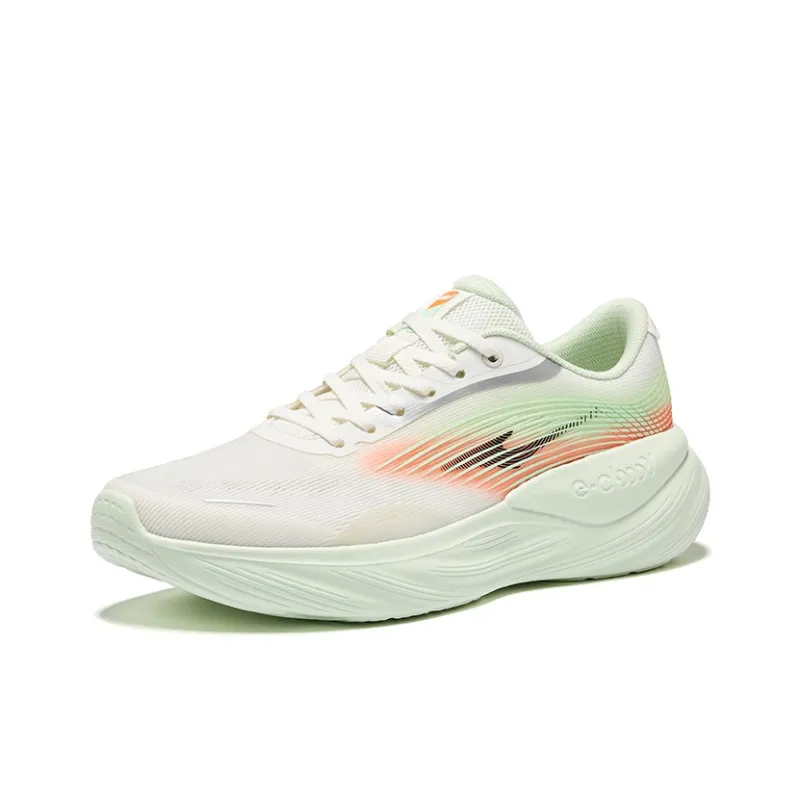 Erke Sofa Running Shoes Men Low Top Microcrystalline White Ice Lime Green-2