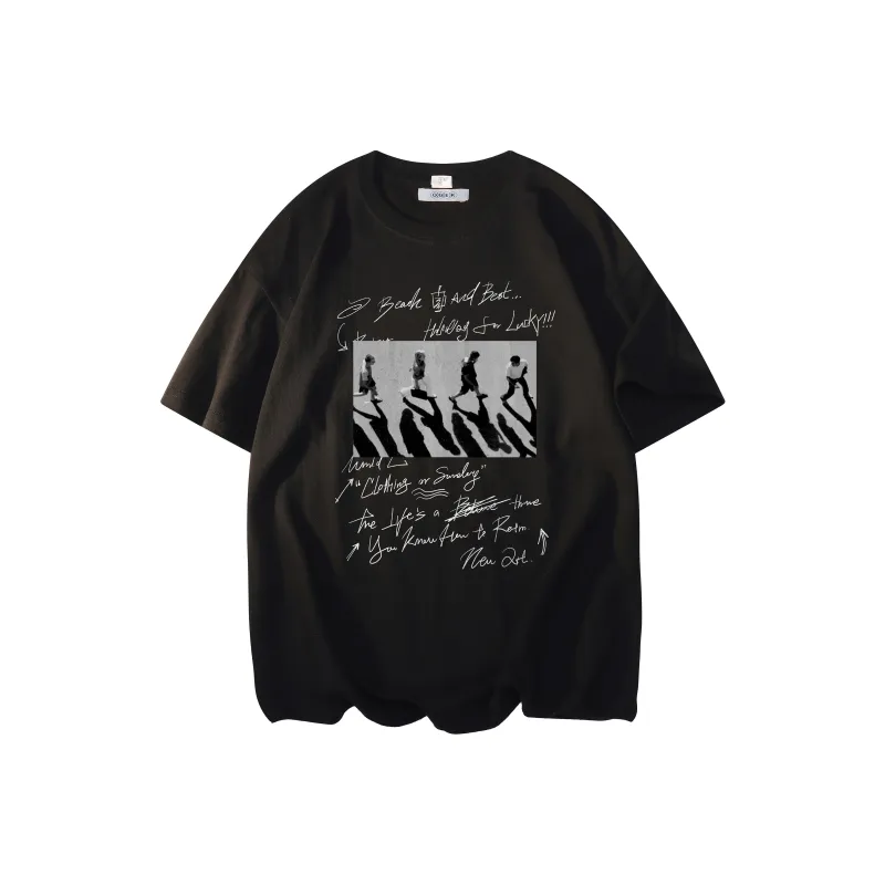 OGEK T Shirt Unisex White Comes With Random Print T Shirt-12