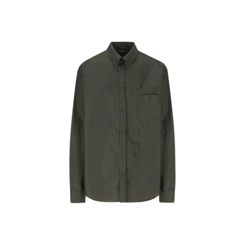 Balenciaga Collared Long Sleeve Shirt-0