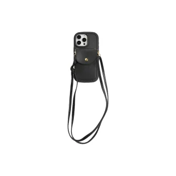 Sopi TPU Material Coin Purse With Crossbody Strap Phone Cases Compatible With IPhone 16/15 Pro Max/Apple 13/14 Pro/Max