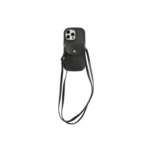 Sopi TPU Material Coin Purse With Crossbody Strap Phone Cases Compatible With IPhone 16/15 Pro Max/Apple 13/14 Pro/Max