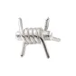 Silver Thorn Stud Earrings 1 Pack Eh-1780.ebF