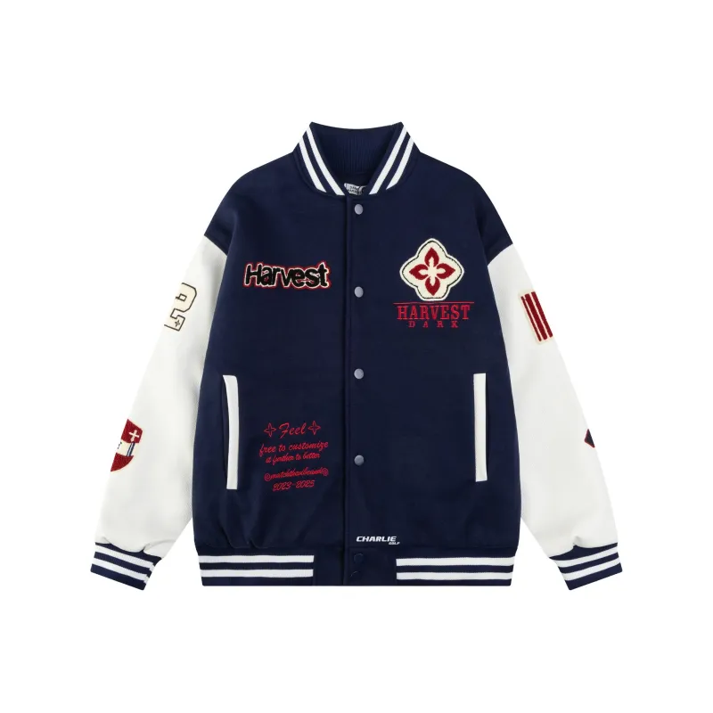 CHARLIE GOLF Jacket Unisex Navy Blue-1