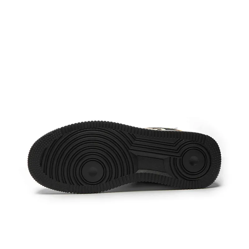 LAZY BONS Slip Resistant, Abrasion Resistant, Breathable, Height Increasing Low Top Skateboard Shoes Unisex-10