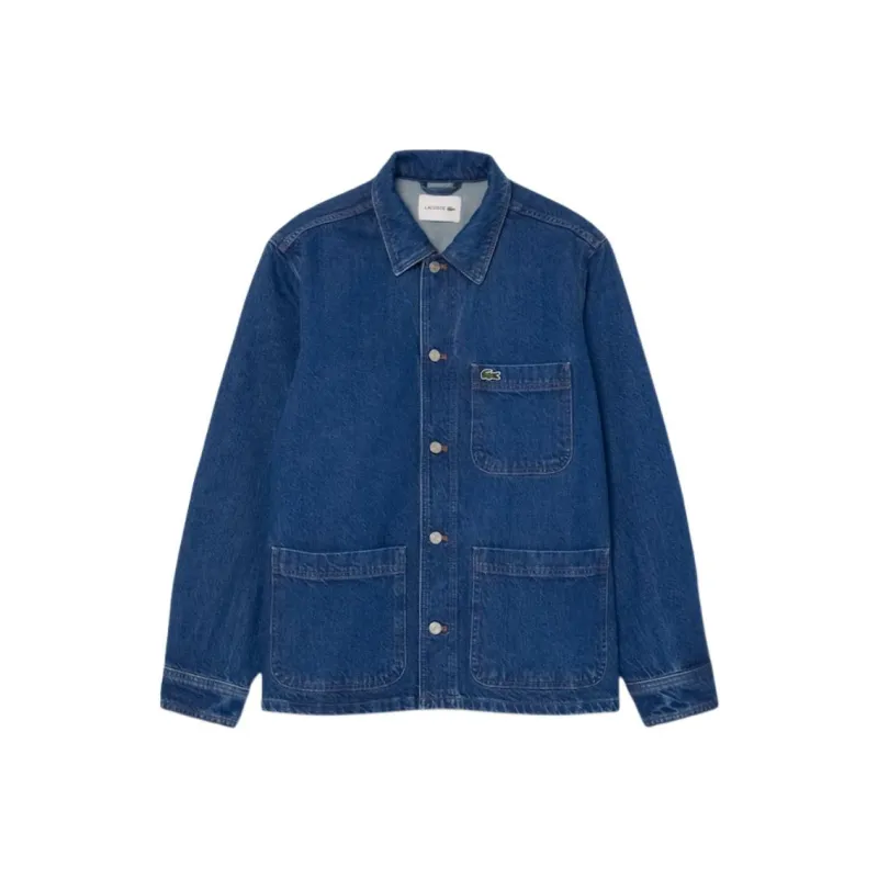 LACOSTE Denim Jacket Men's Blue-0