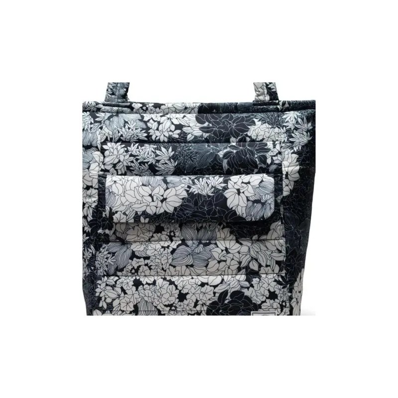 Herschel Recycled Fabric One Shoulder Handbag Unisex Mosaic Black-3