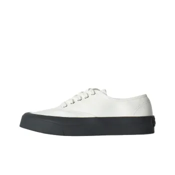 Maison Kitsune Low Top Canvas Shoes Men's White