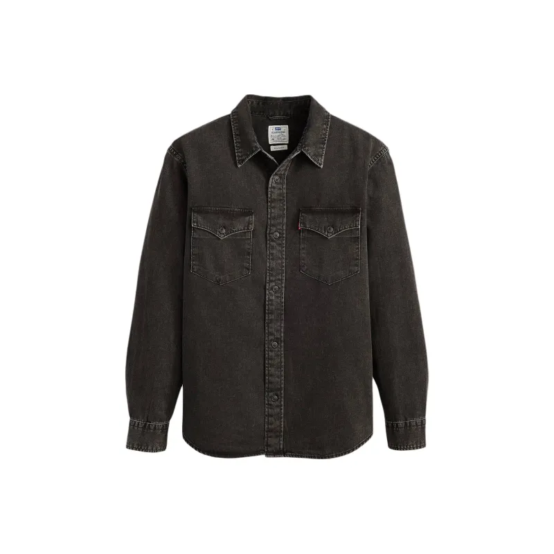 Levis Shirts Men Gray-0