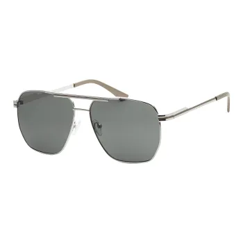 GUESS Metal Aviator Sunglasses Men's Gray