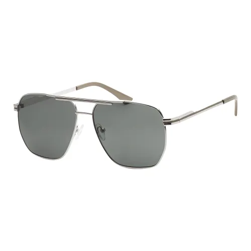 GUESS Metal Aviator Sunglasses Men's Gray
