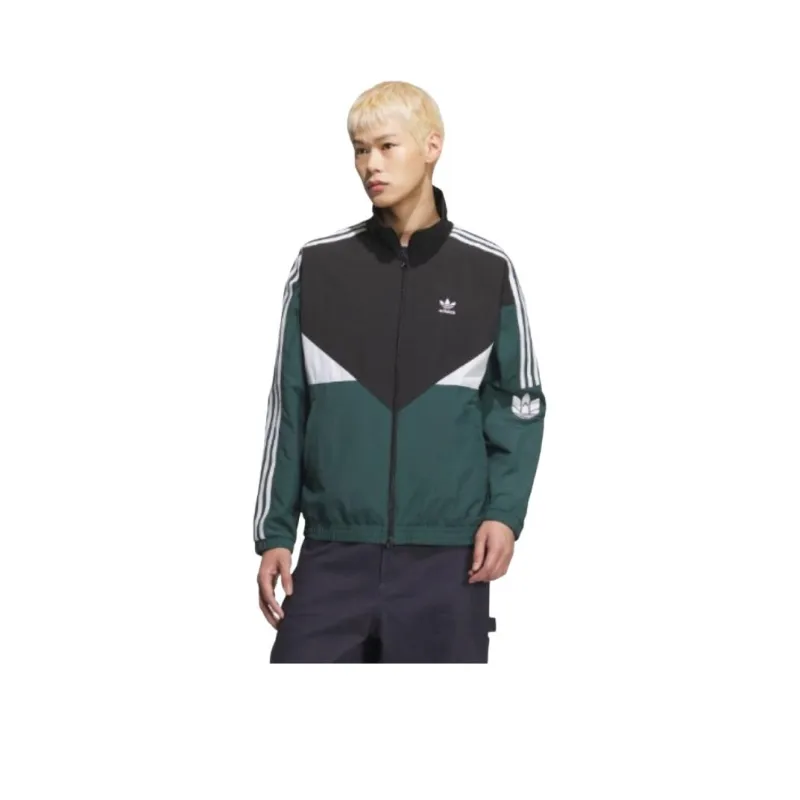 Adidas Originals SS25 Jacket Unisex Black/Green/White-0