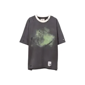 Maison Mihara Yasuhiro Distressed effect T shirt