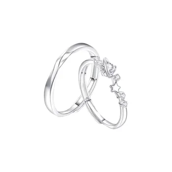MOONS FAME Colored Gemstone Rings Unisex
