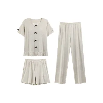 MADALLO Pajama Set Women's Light Gray