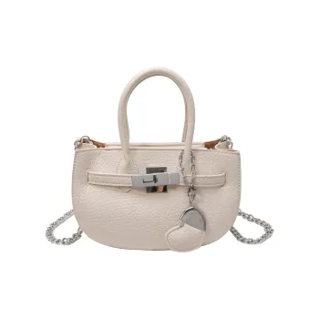 Single Warehouse PU Shoulder Bag Regular Women's White/Black/Yellow/Blue/Pink