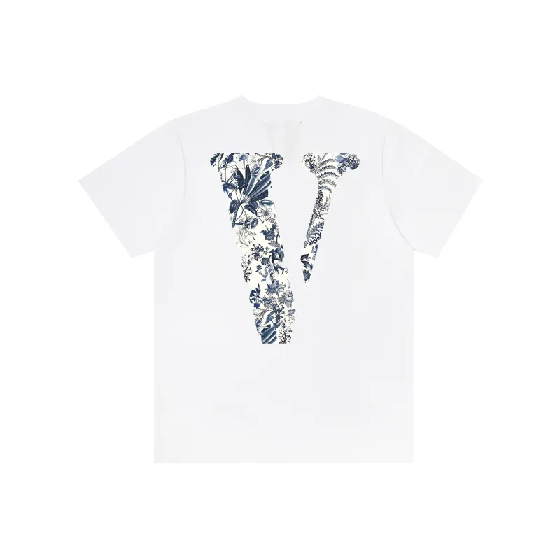 VLONE T Shirt Unisex White Blue-0