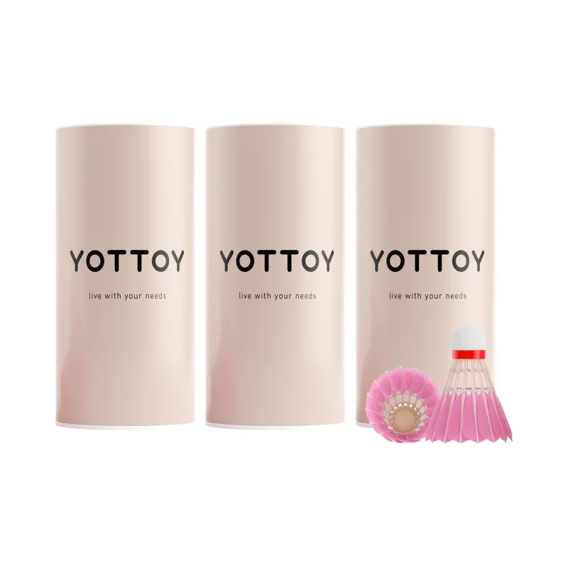 YOTTOY 3 Pack Duck Feather Shuttlecocks-6