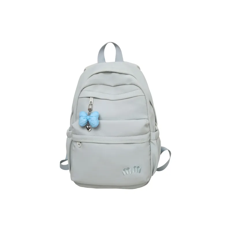 GOBLIN SHARKS 1759 Nylon Backpack Regular Unisex White/Black/Pink/Light Blue/Purple/Yellow-16