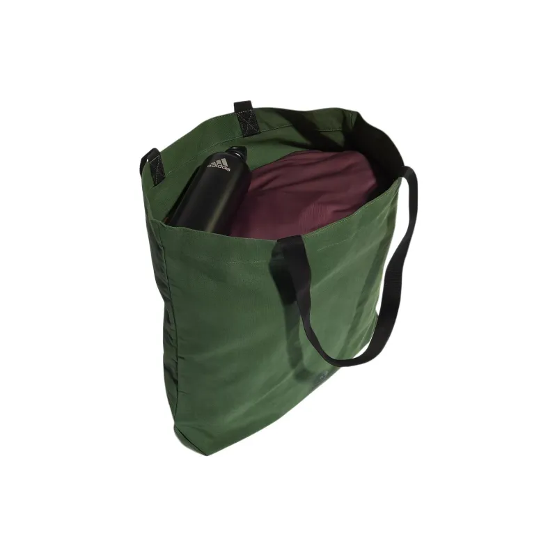 Adidas Cotton Canvas Tote Bag Shopping Bag Canvas Bag Handbag Regular Unisex Green-3