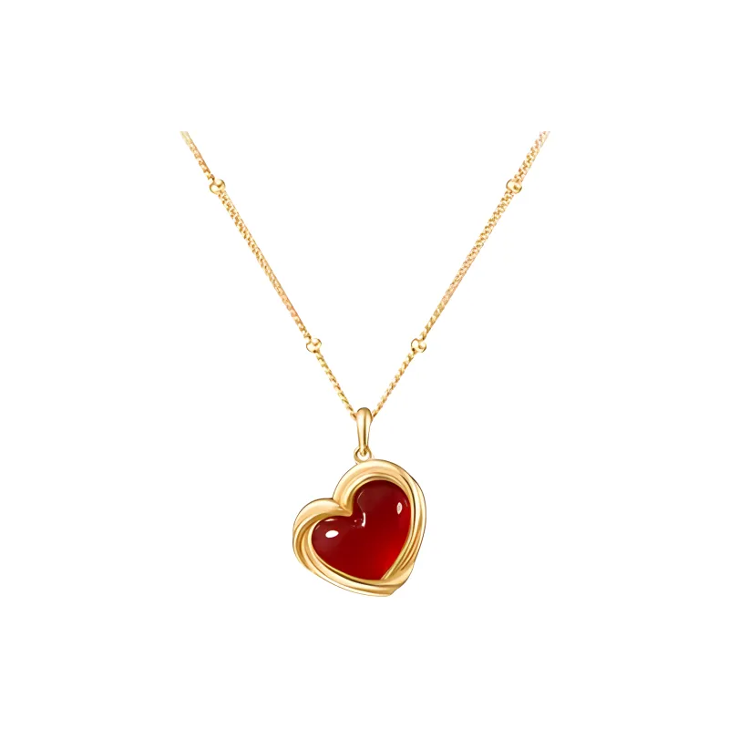 Lola Rose Rhodonite Silver Necklaces Women's Red-0
