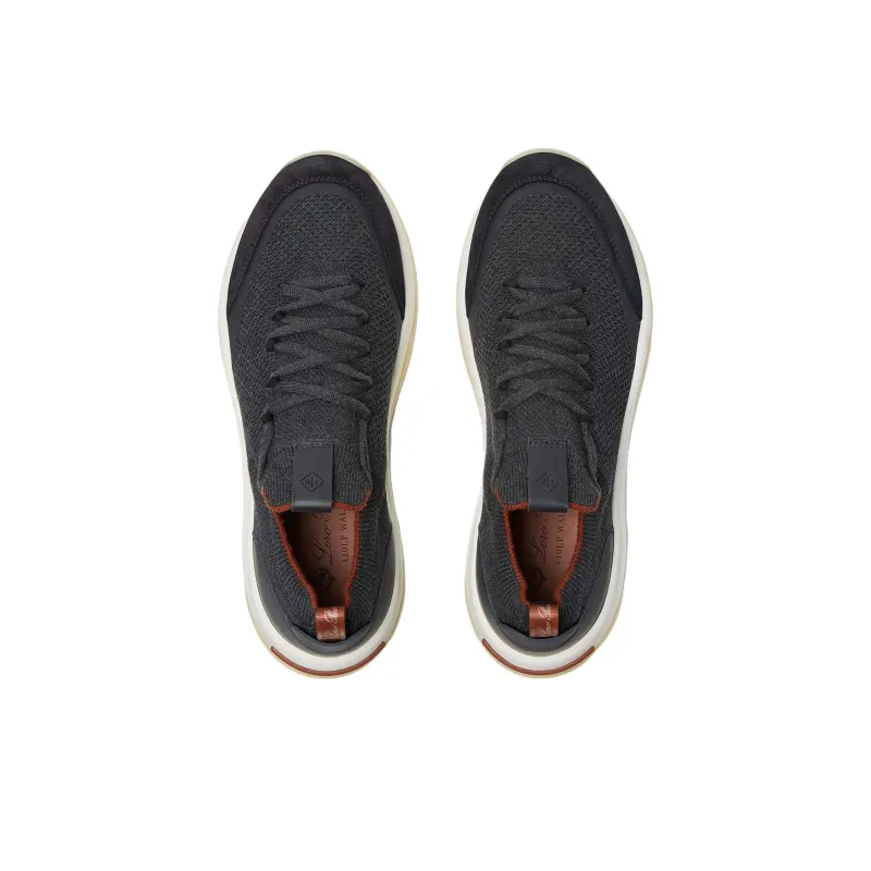 Loro Piana 410 LP Low Top Casual Shoes Men's Black-4
