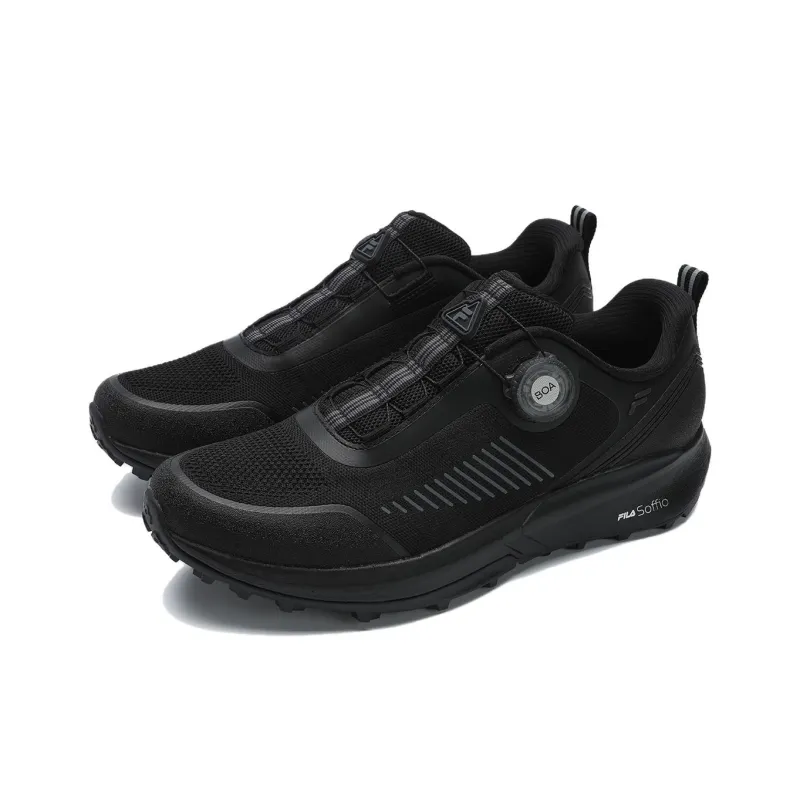 FILA LYNX3+ Anti Slip Wear Resistant Low Top Outdoor Shoes Men's Black-1