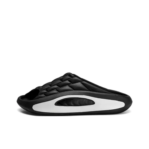 Kuding Slide Slippers Unisex Black/Salt Gray/White
