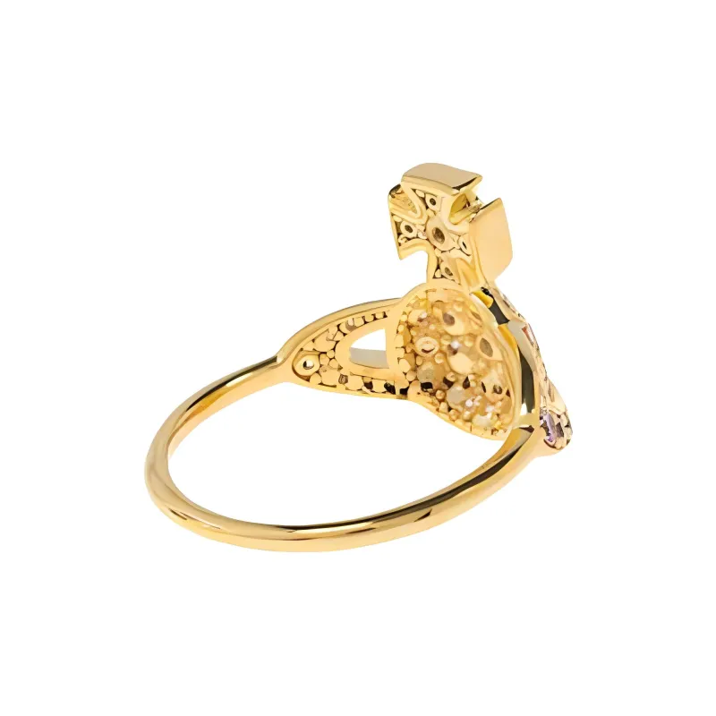 Vivienne Westwood Orb Crystal-Embellished Ring-2