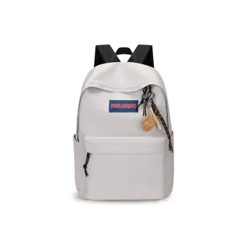 SEVENMOONS Nylon Backpack Unisex Beige Gray/Black/Burgundy/Blue